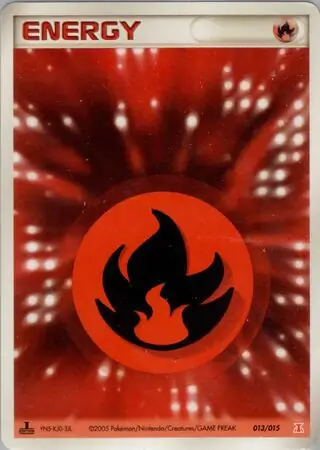Fire Energy Pokemon card from Holon Research Tower: Fire Quarter Deck