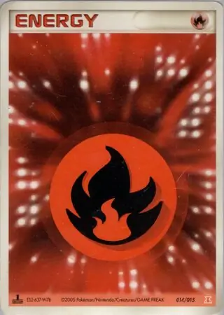 Fire Energy Pokemon card from Holon Research Tower: Fire Quarter Deck
