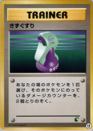 Potion Pokemon card from Intro Pack Neo (Chikorita)