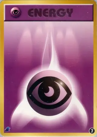 Psychic Energy Pokemon card from Intro Pack Neo (Totodile)