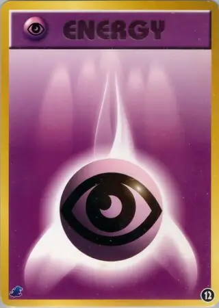 Psychic Energy Pokemon card from Intro Pack Neo (Totodile)