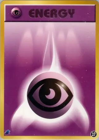 Psychic Energy Pokemon card from Intro Pack Neo (Totodile)