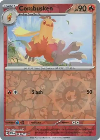 Combusken Reverse Holo