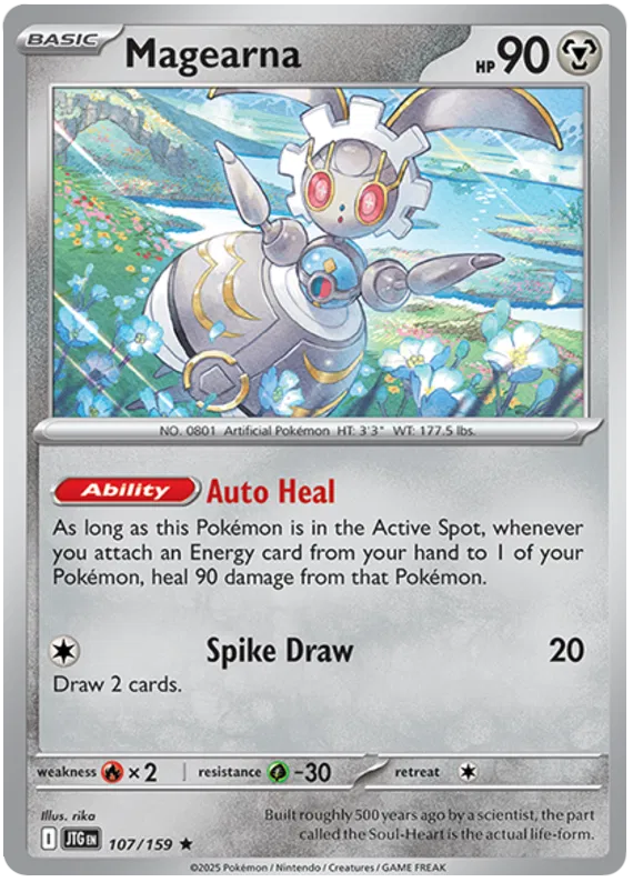 Magearna Pokemon card from Journey Together
