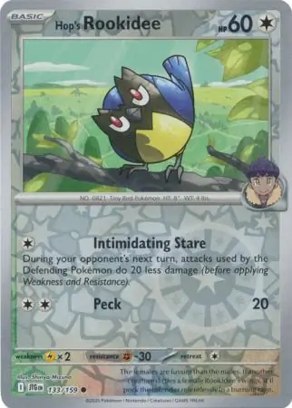 Hop's Rookidee Reverse Holo
