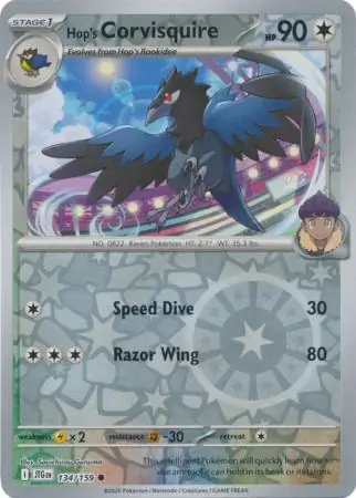 Hop's Corvisquire Reverse Holo