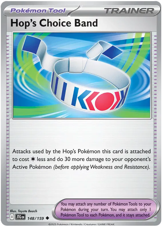Hop's Choice Band Pokemon card from Journey Together