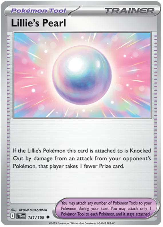Lillie's Pearl Pokemon card from Journey Together