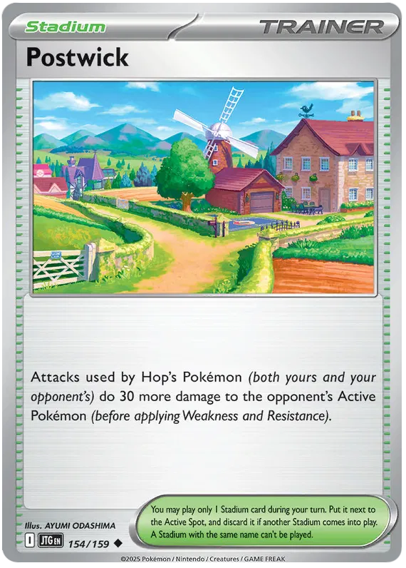 Postwick Pokemon card from Journey Together