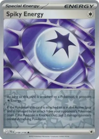 Spiky Energy Reverse Holo Pokemon card from Journey Together