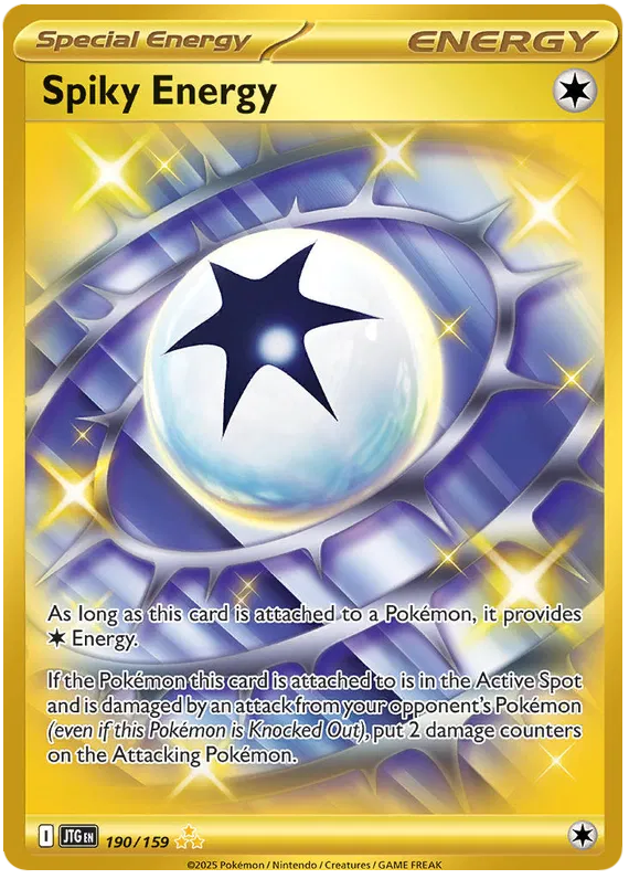 Spiky Energy Pokemon card from Journey Together