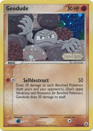 Geodude Reverse Holo