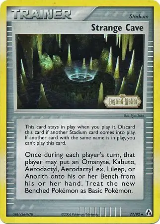 Strange Cave Reverse Holo