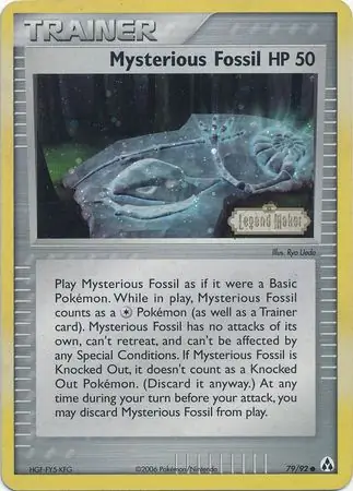 Mysterious Fossil Reverse Holo