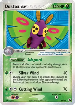 Dustox ex Pokemon card from Legend Maker