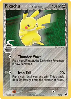 Pikachu Secret Pokemon card from Legend Maker