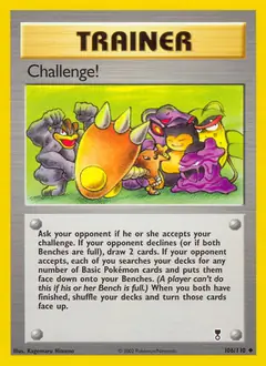 Challenge! Pokemon card from Legendary Collection