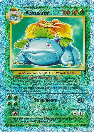 Venusaur Reverse Holo Pokemon card from Legendary Collection