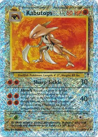 Kabutops Reverse Holo