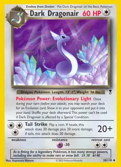 Dark Dragonair Pokemon card from Legendary Collection