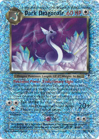 Dark Dragonair Reverse Holo Pokemon card from Legendary Collection