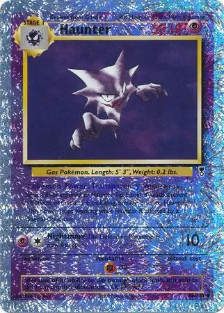 Haunter Reverse Holo Pokemon card from Legendary Collection