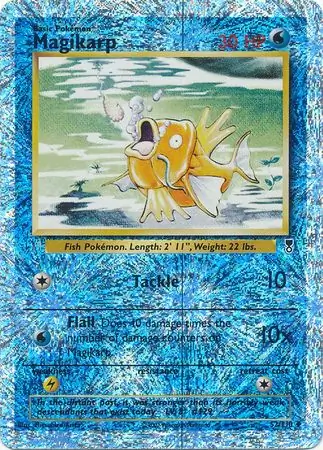 Magikarp Reverse Holo Pokemon card from Legendary Collection