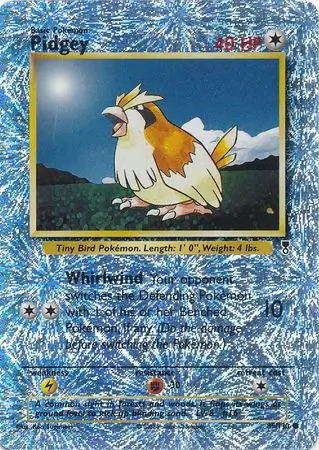 Pidgey Reverse Holo Pokemon card from Legendary Collection