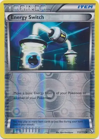 Energy Switch Reverse Holo Pokemon card from Legendary Treasures