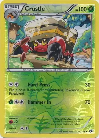 Crustle Reverse Holo