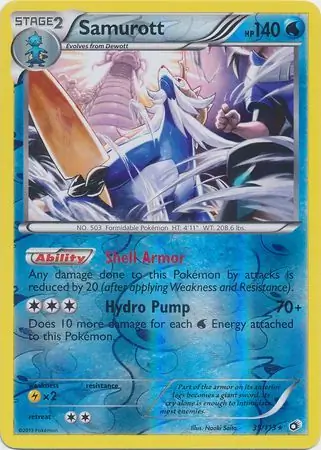 Samurott Reverse Holo
