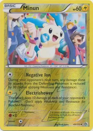 Minun Reverse Holo