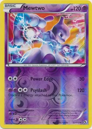 Mewtwo Reverse Holo
