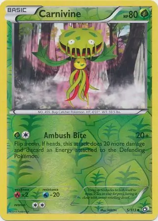 Carnivine Reverse Holo