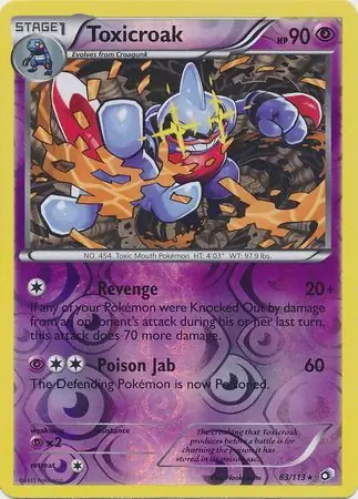 Toxicroak Reverse Holo