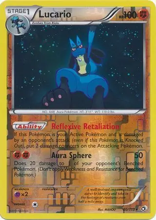 Lucario Reverse Holo