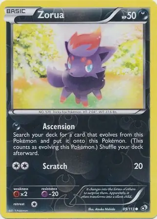 Zorua Reverse Holo