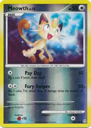 Meowth Reverse Holo
