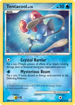 Tentacool Pokemon card from Legends Awakened