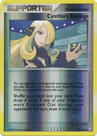 Cynthia's Feelings Reverse Holo