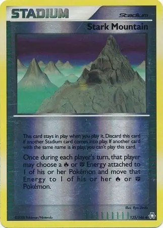 Stark Mountain Reverse Holo Pokemon card from Legends Awakened