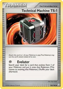 Technical Machine TS-1 Pokemon card from Legends Awakened