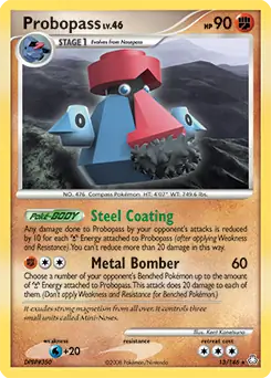 Probopass Holo Pokemon card from Legends Awakened