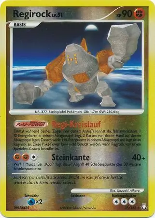 Regirock Reverse Holo