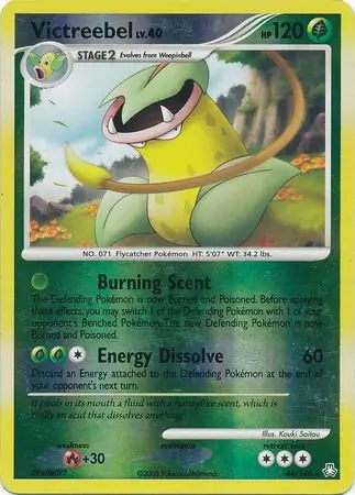 Victreebel Reverse Holo Pokemon card from Legends Awakened