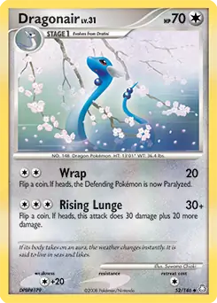 Dragonair Pokemon card from Legends Awakened