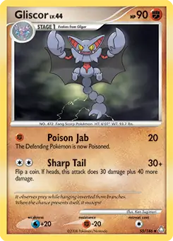 Gliscor Pokemon card from Legends Awakened