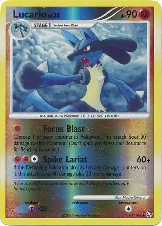 Lucario Reverse Holo