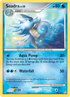 Seadra Pokemon card from Legends Awakened