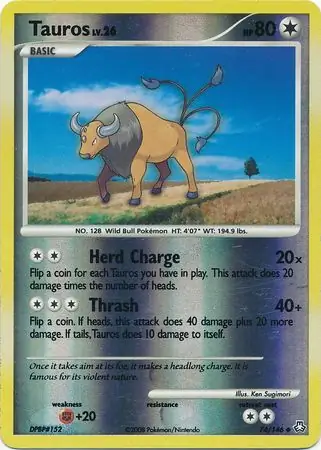 Tauros Reverse Holo